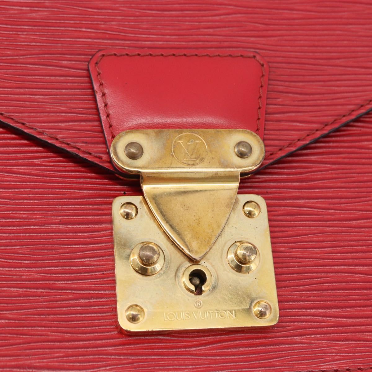 LOUIS VUITTON Epi Monceau 28 Hand Bag Red M40783 LV Auth 197039