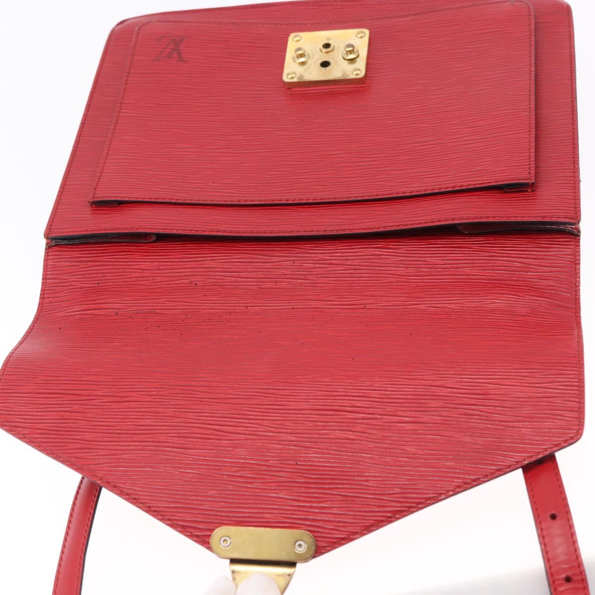 LOUIS VUITTON Epi Monceau 28 Hand Bag Red M40783 LV Auth 197039