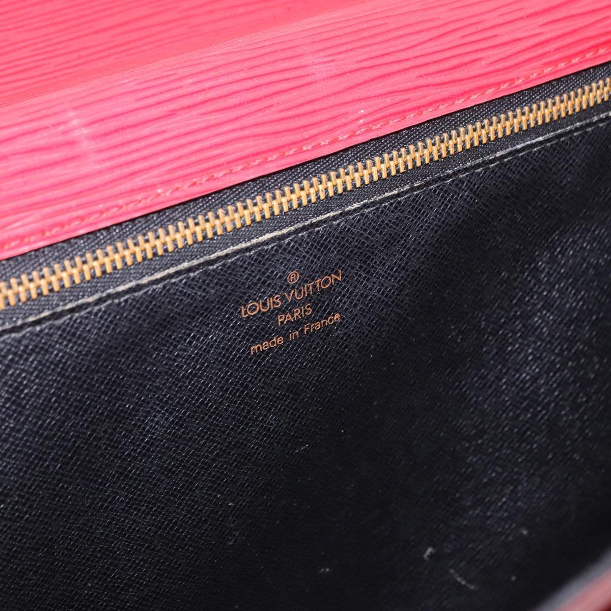 LOUIS VUITTON Epi Monceau 28 Hand Bag Red M40783 LV Auth 197039