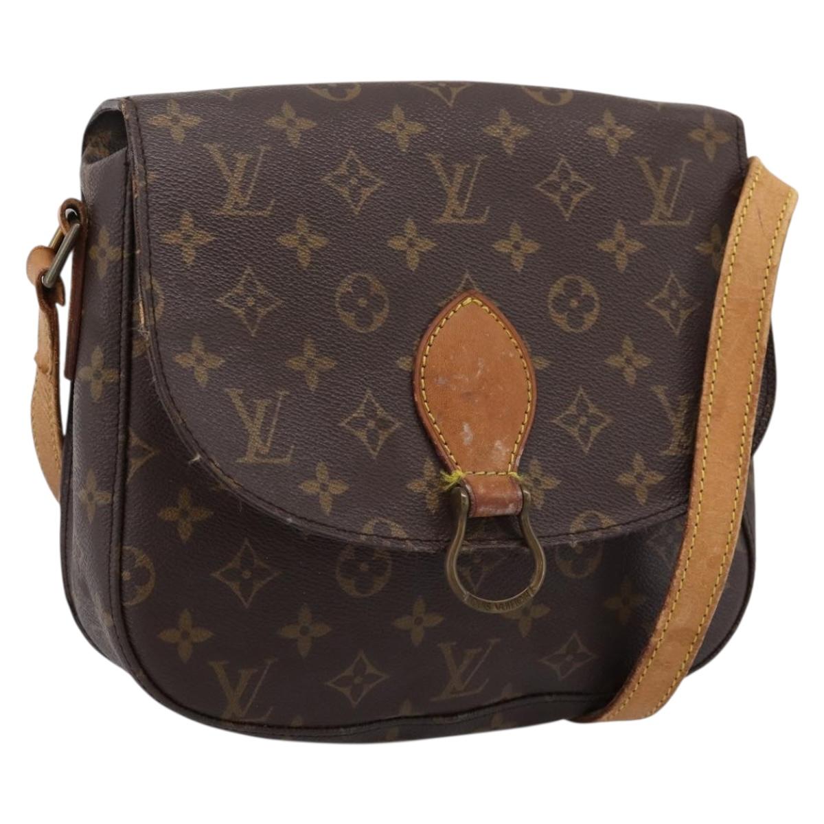 LOUIS VUITTON Monogram Saint Cloud GM Shoulder Bag M51242 LV Auth 197042