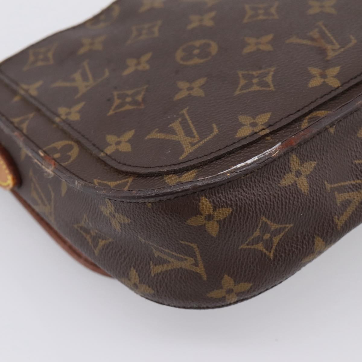 LOUIS VUITTON Monogram Saint Cloud GM Shoulder Bag M51242 LV Auth 197042