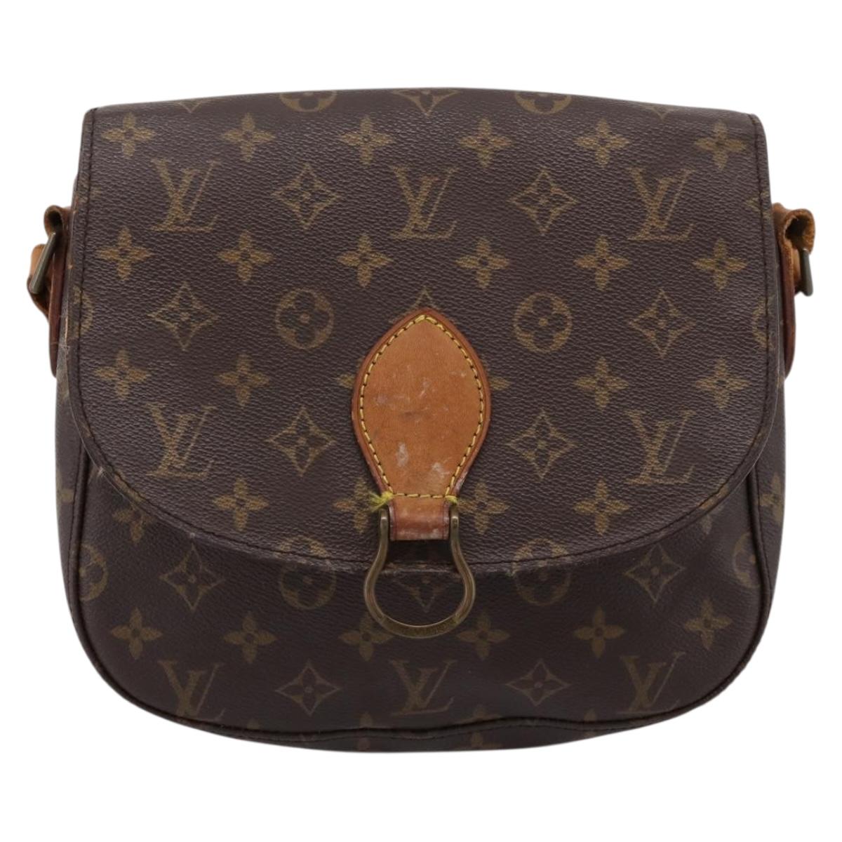LOUIS VUITTON Monogram Saint Cloud GM Shoulder Bag M51242 LV Auth 197042