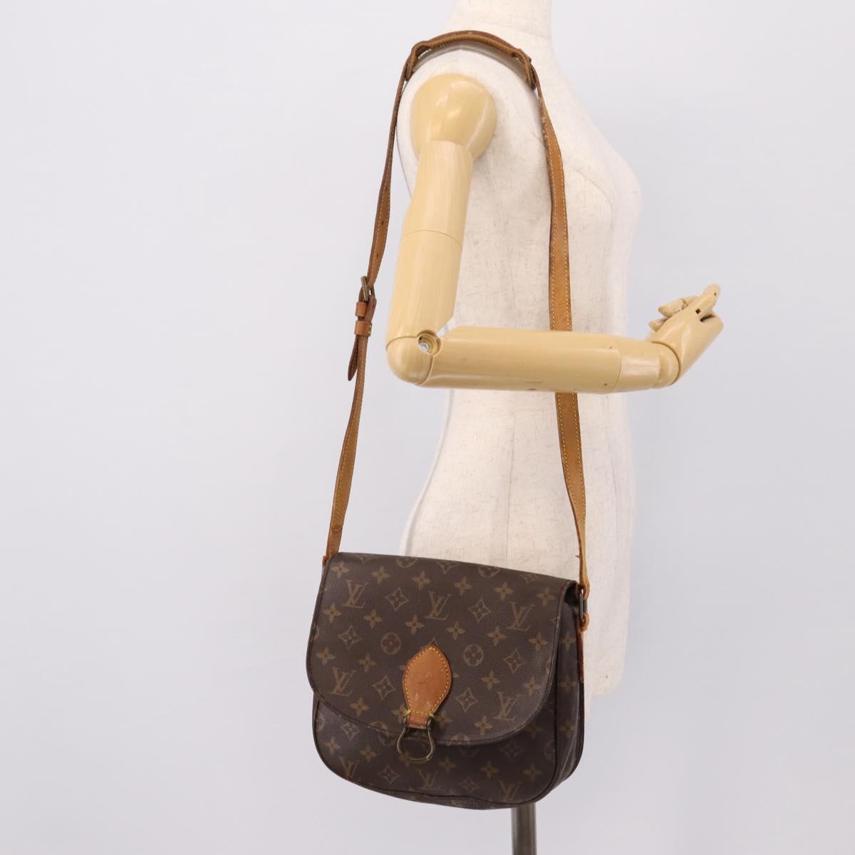 LOUIS VUITTON Monogram Saint Cloud GM Shoulder Bag M51242 LV Auth 197042