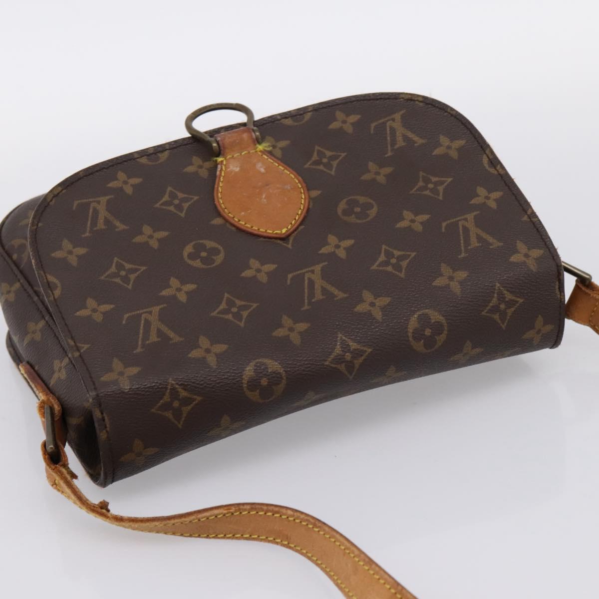 LOUIS VUITTON Monogram Saint Cloud GM Shoulder Bag M51242 LV Auth 197042
