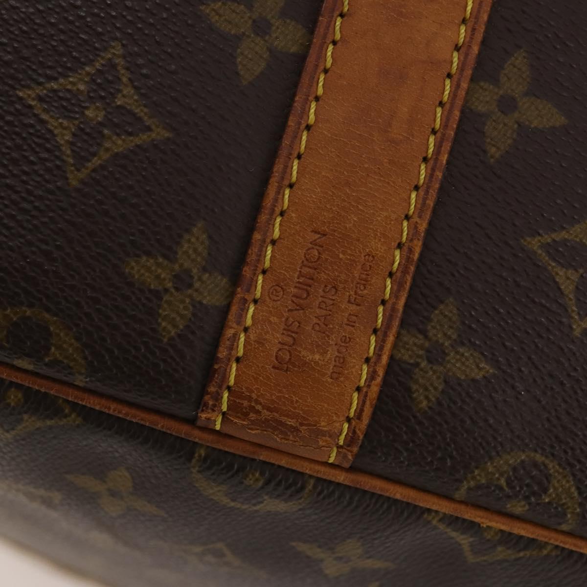 LOUIS VUITTON Monogram Keepall Bandouliere 50 Boston Bag M41416 LV Auth 197044