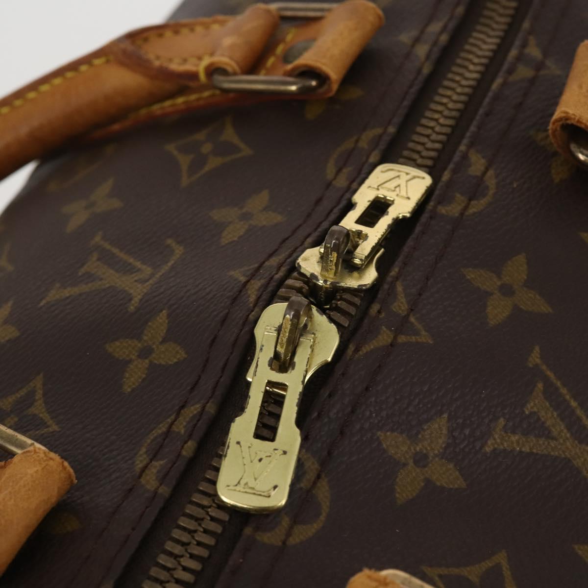 LOUIS VUITTON Monogram Keepall Bandouliere 50 Boston Bag M41416 LV Auth 197044