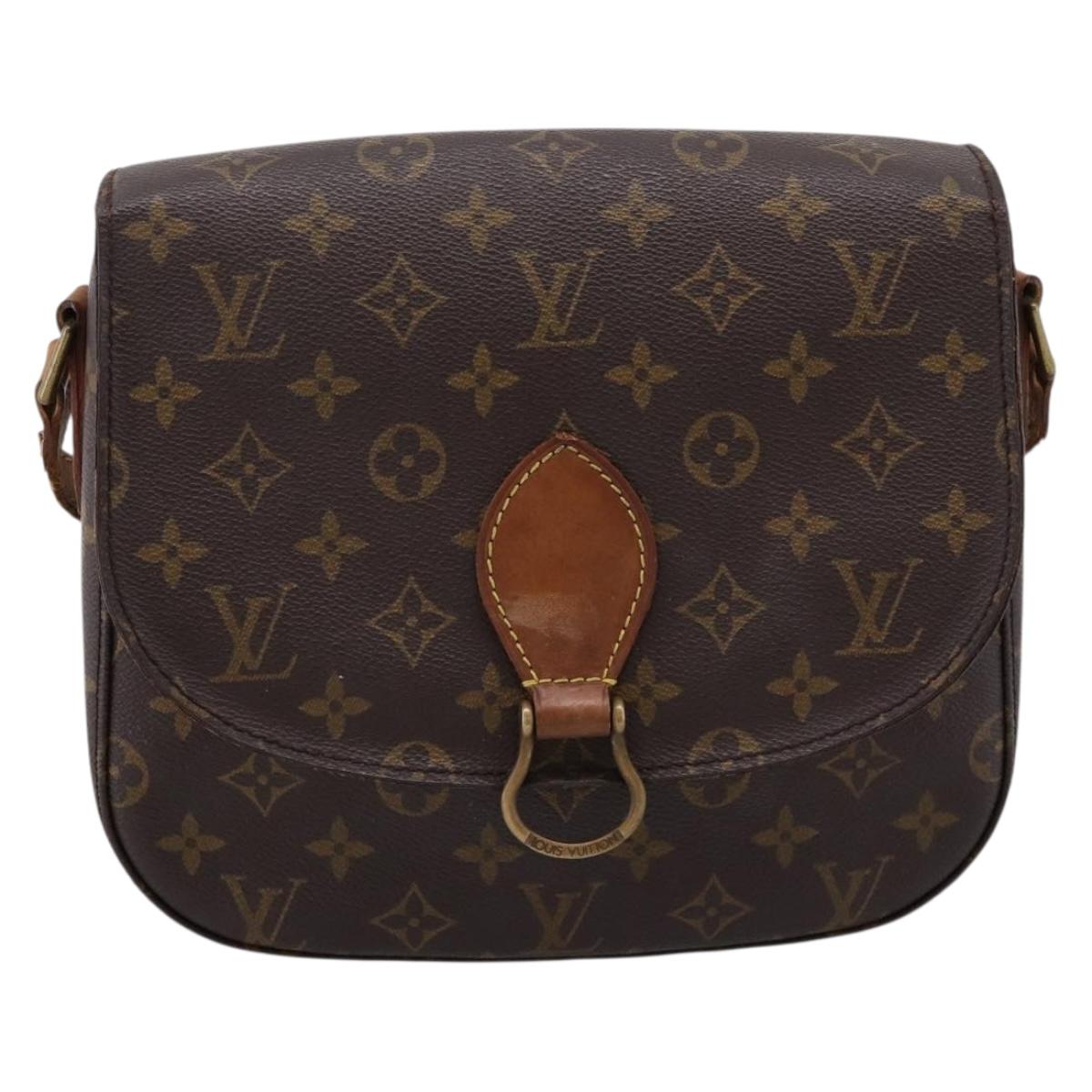 LOUIS VUITTON Monogram Saint Cloud GM Shoulder Bag M51242 LV Auth 197048