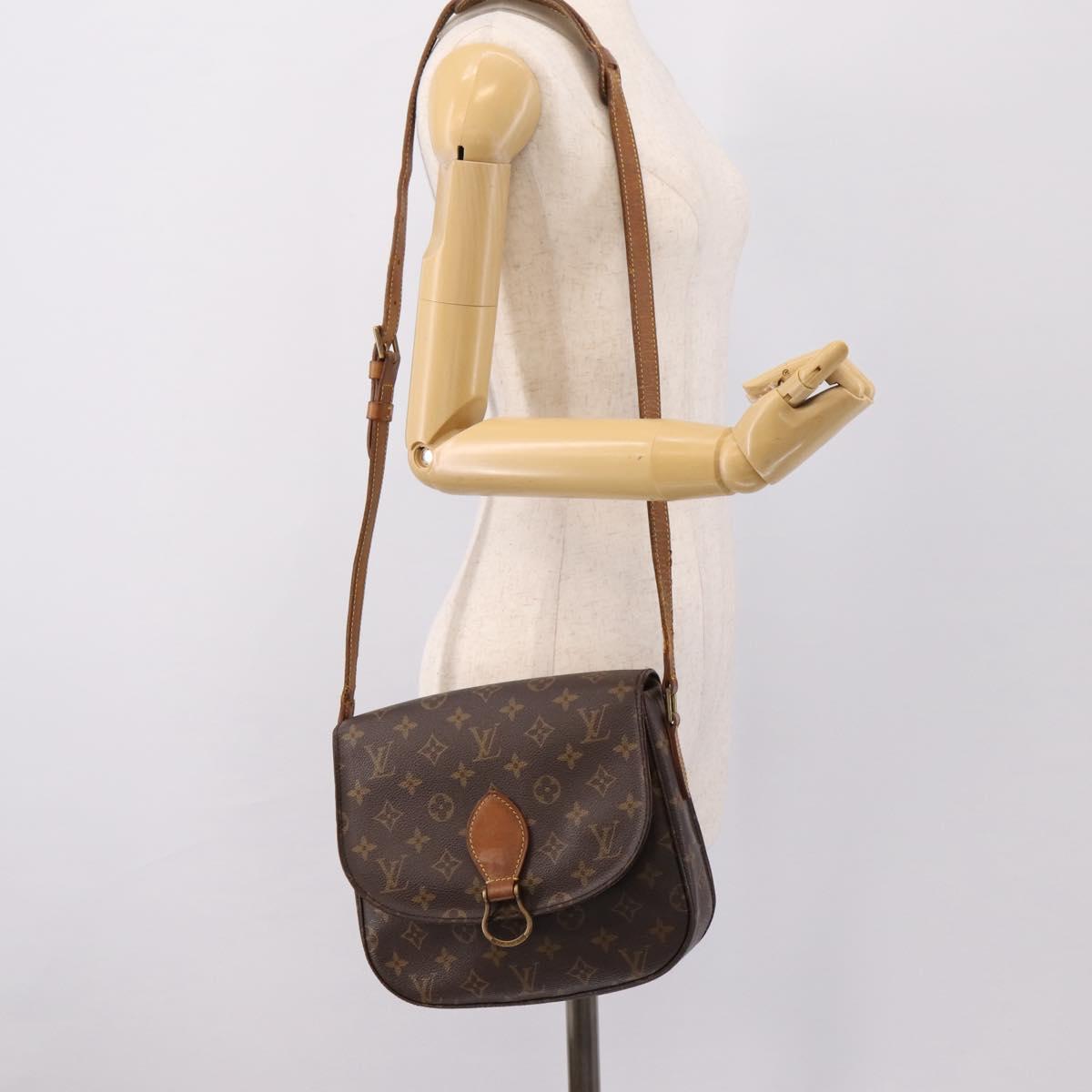 LOUIS VUITTON Monogram Saint Cloud GM Shoulder Bag M51242 LV Auth 197048