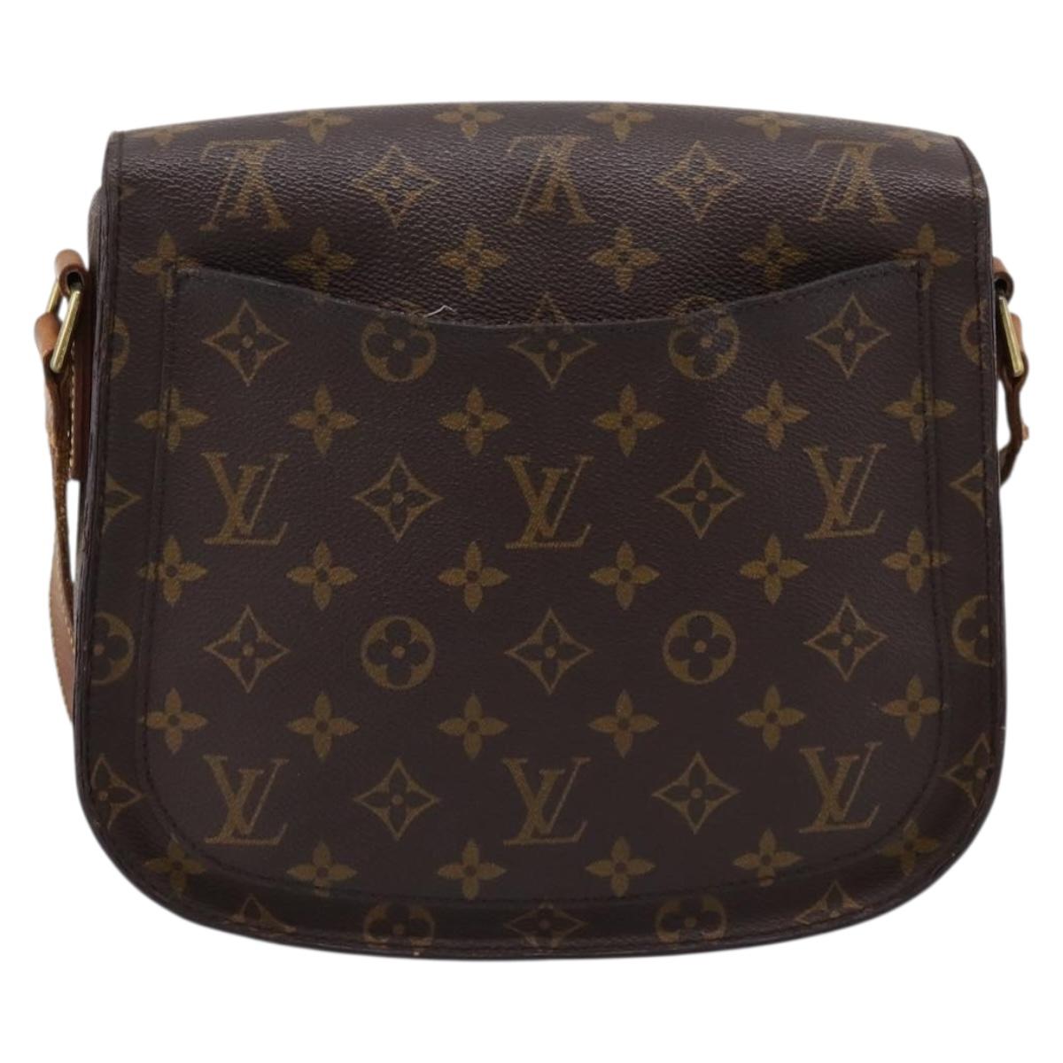 LOUIS VUITTON Monogram Saint Cloud GM Shoulder Bag M51242 LV Auth 197048