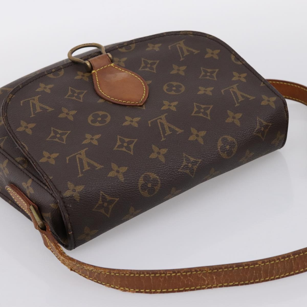LOUIS VUITTON Monogram Saint Cloud GM Shoulder Bag M51242 LV Auth 197048