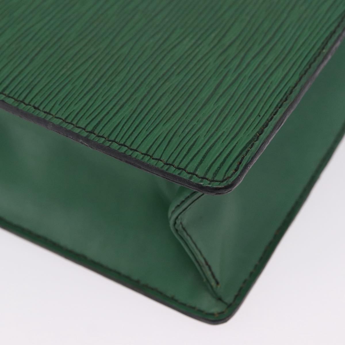 LOUIS VUITTON Epi Sac Plat Hand Bag Green M59084 LV Auth 197049
