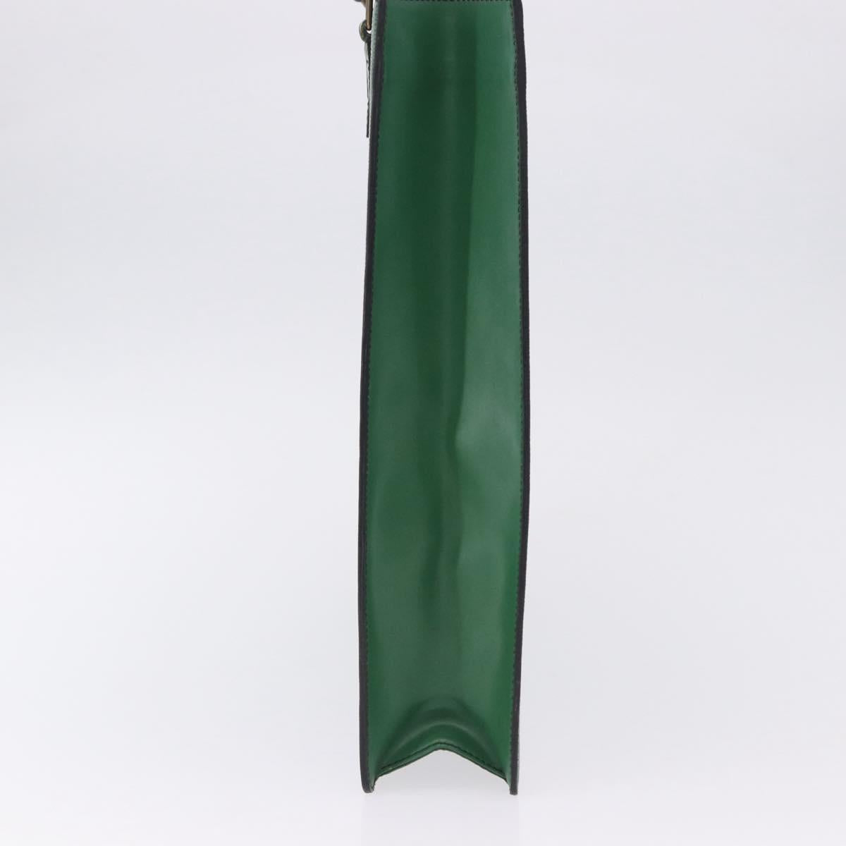 LOUIS VUITTON Epi Sac Plat Hand Bag Green M59084 LV Auth 197049