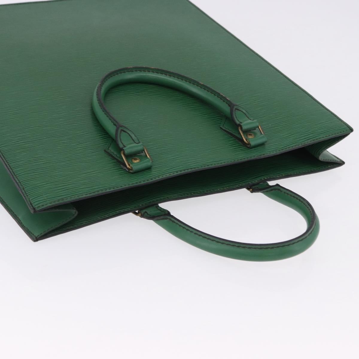 LOUIS VUITTON Epi Sac Plat Hand Bag Green M59084 LV Auth 197049