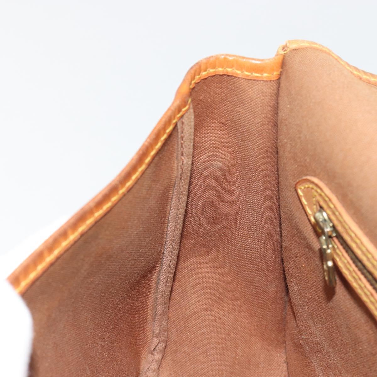 LOUIS VUITTON Monogram Gibeciere MM Shoulder Bag M42247 LV Auth 197052