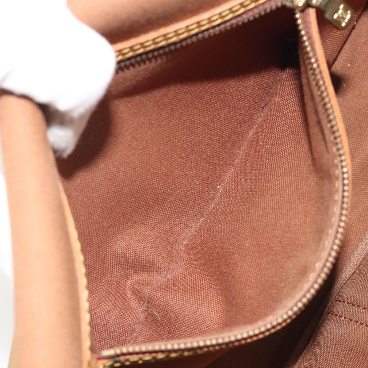 LOUIS VUITTON Monogram Gibeciere MM Shoulder Bag M42247 LV Auth 197052