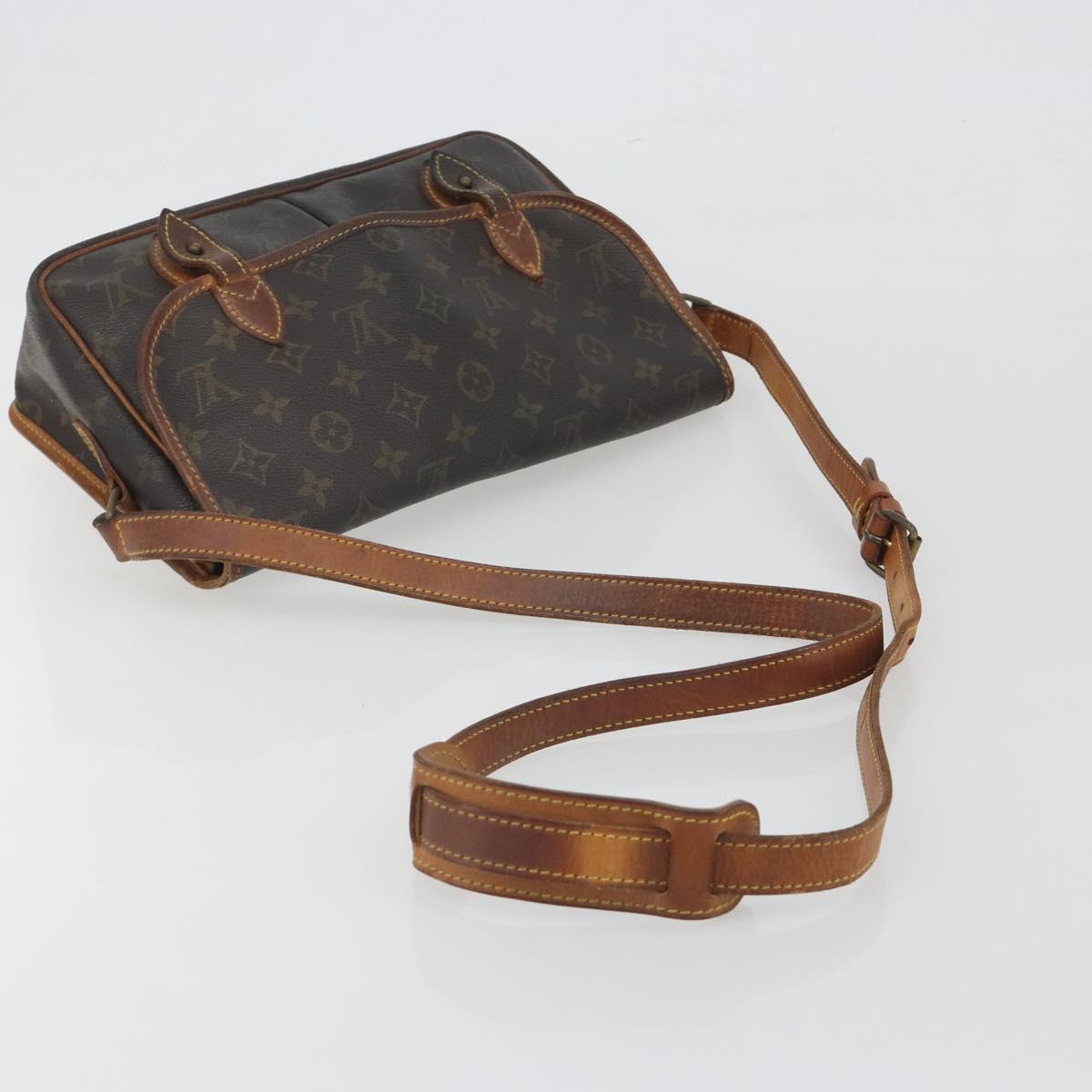 LOUIS VUITTON Monogram Gibeciere MM Shoulder Bag M42247 LV Auth 197052