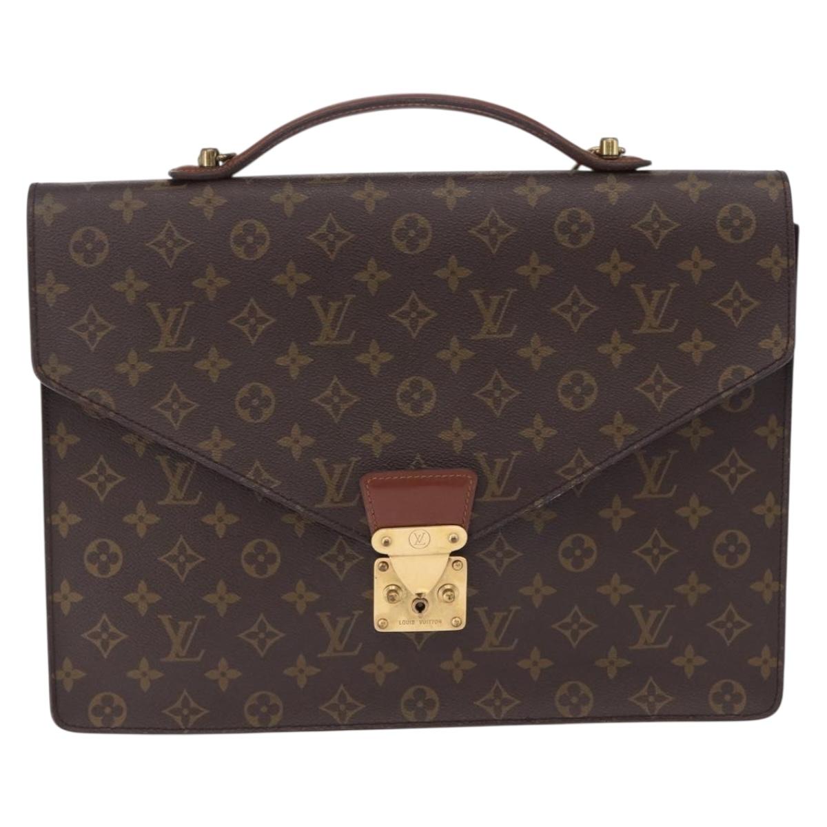 LOUIS VUITTON Monogram Porte Documents Bandouliere Bag M53338 LV Auth 197053