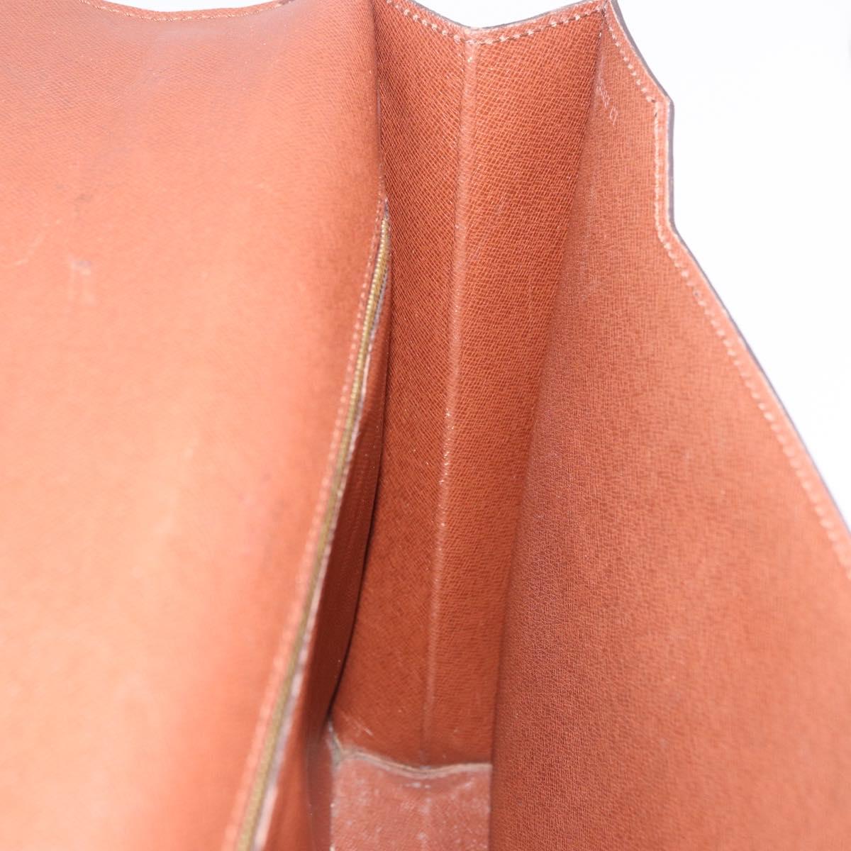 LOUIS VUITTON Monogram Porte Documents Bandouliere Bag M53338 LV Auth 197053