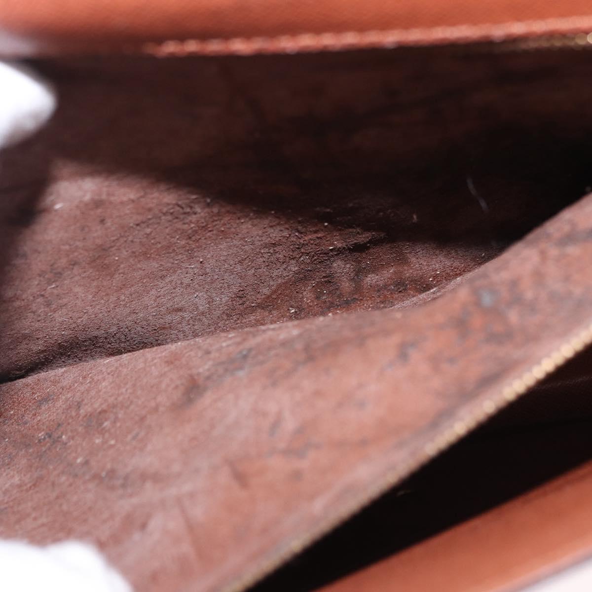 LOUIS VUITTON Monogram Porte Documents Bandouliere Bag M53338 LV Auth 197053