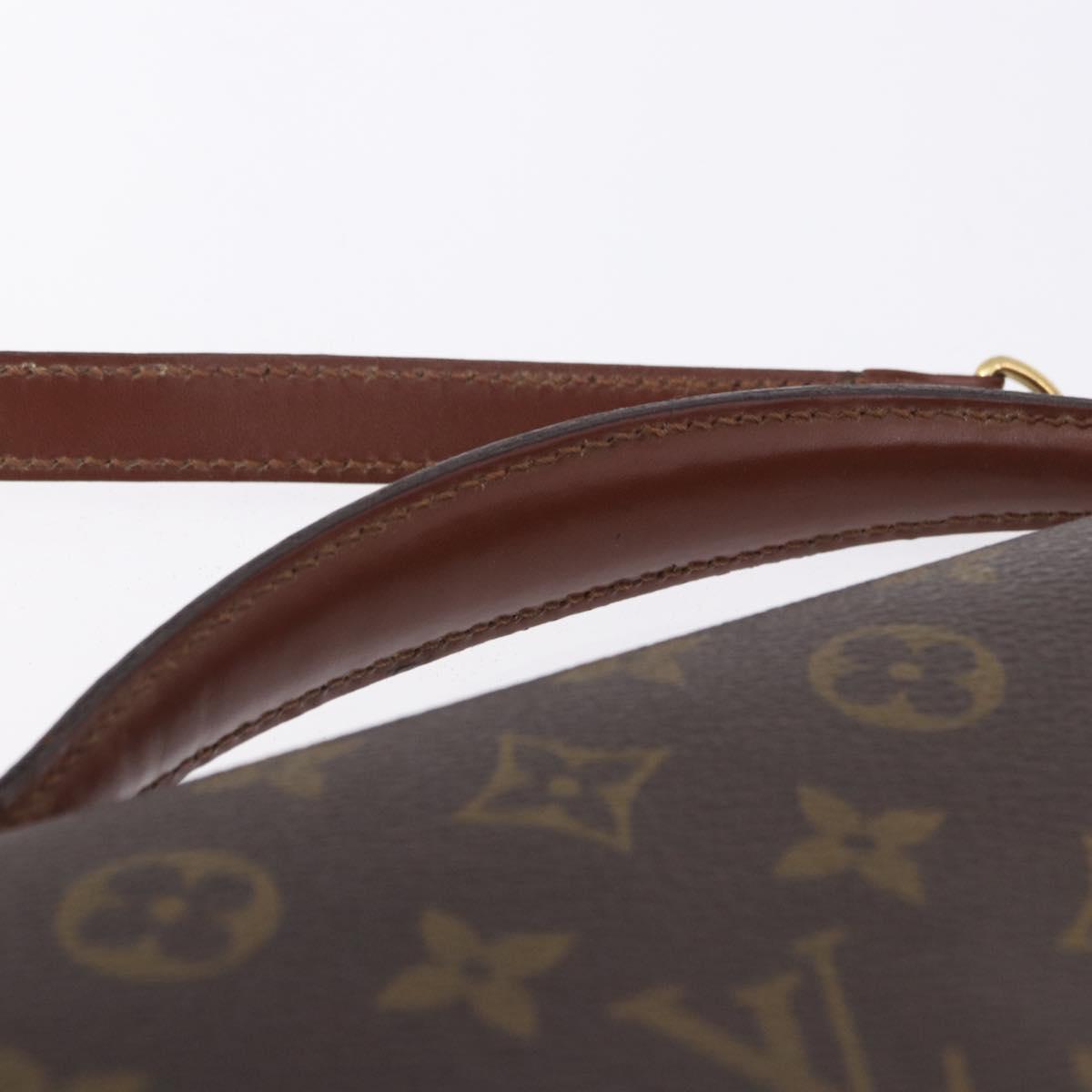 LOUIS VUITTON Monogram Porte Documents Bandouliere Bag M53338 LV Auth 197053
