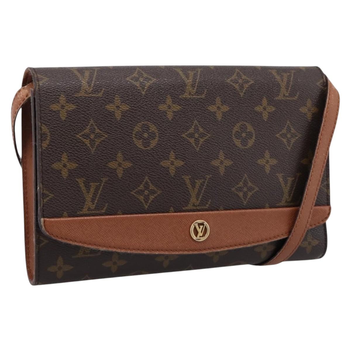 LOUIS VUITTON Monogram Bordeaux 24 Shoulder Bag M51798 LV Auth 197054