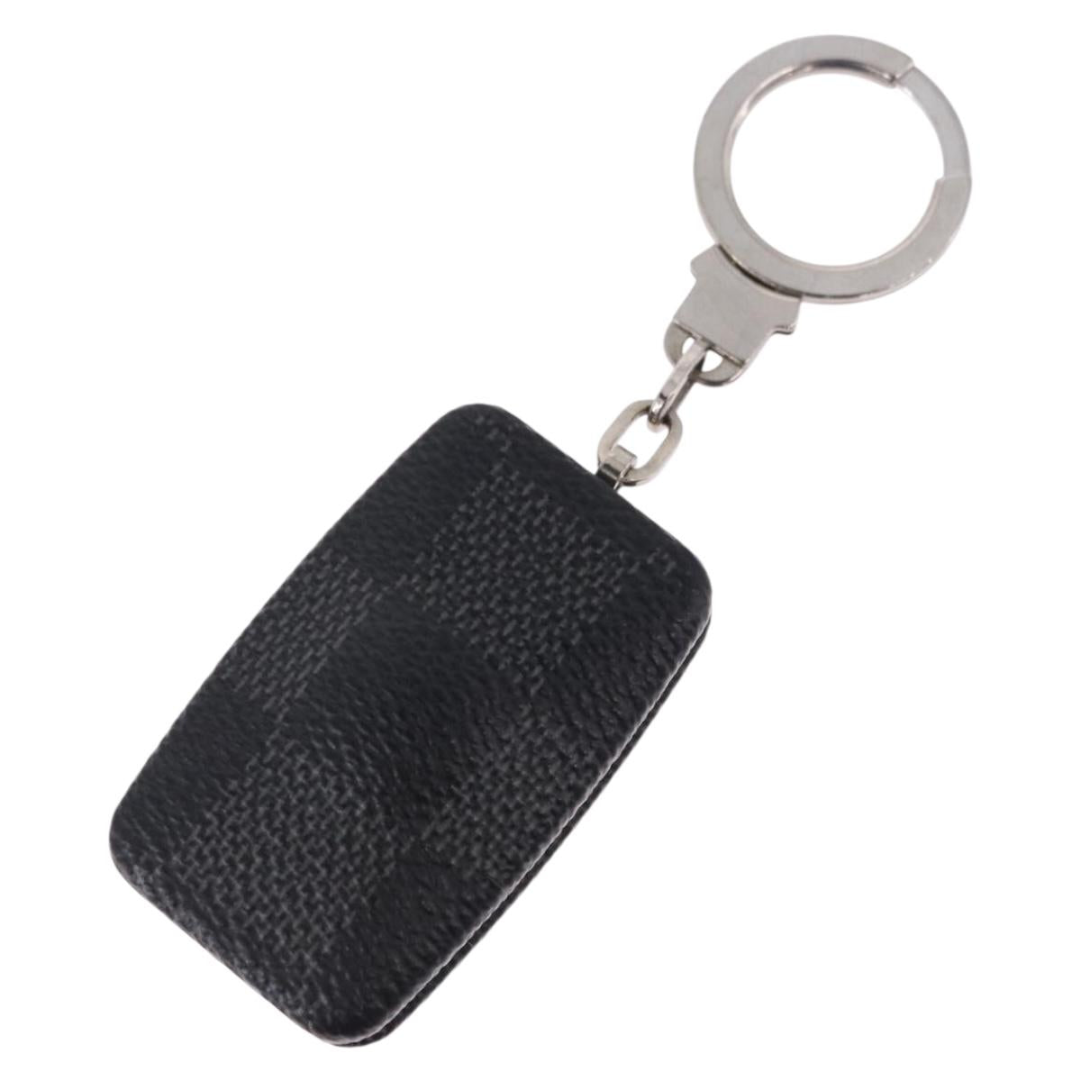 LOUIS VUITTON Damier Graphite Astropill Key Holder M66123 LV Auth 197114