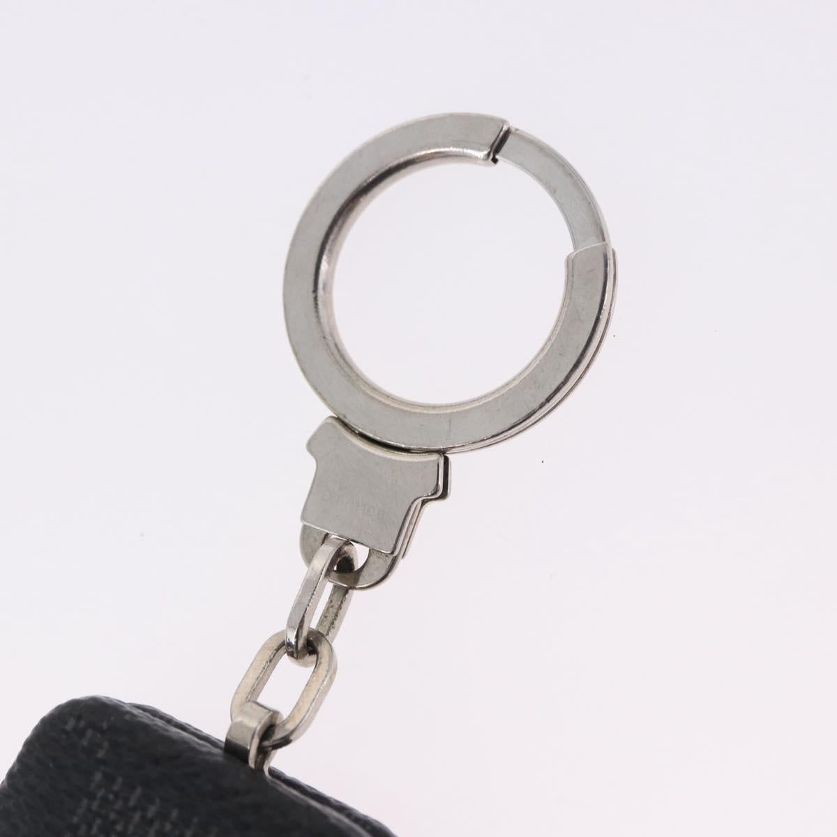 LOUIS VUITTON Damier Graphite Astropill Key Holder M66123 LV Auth 197114