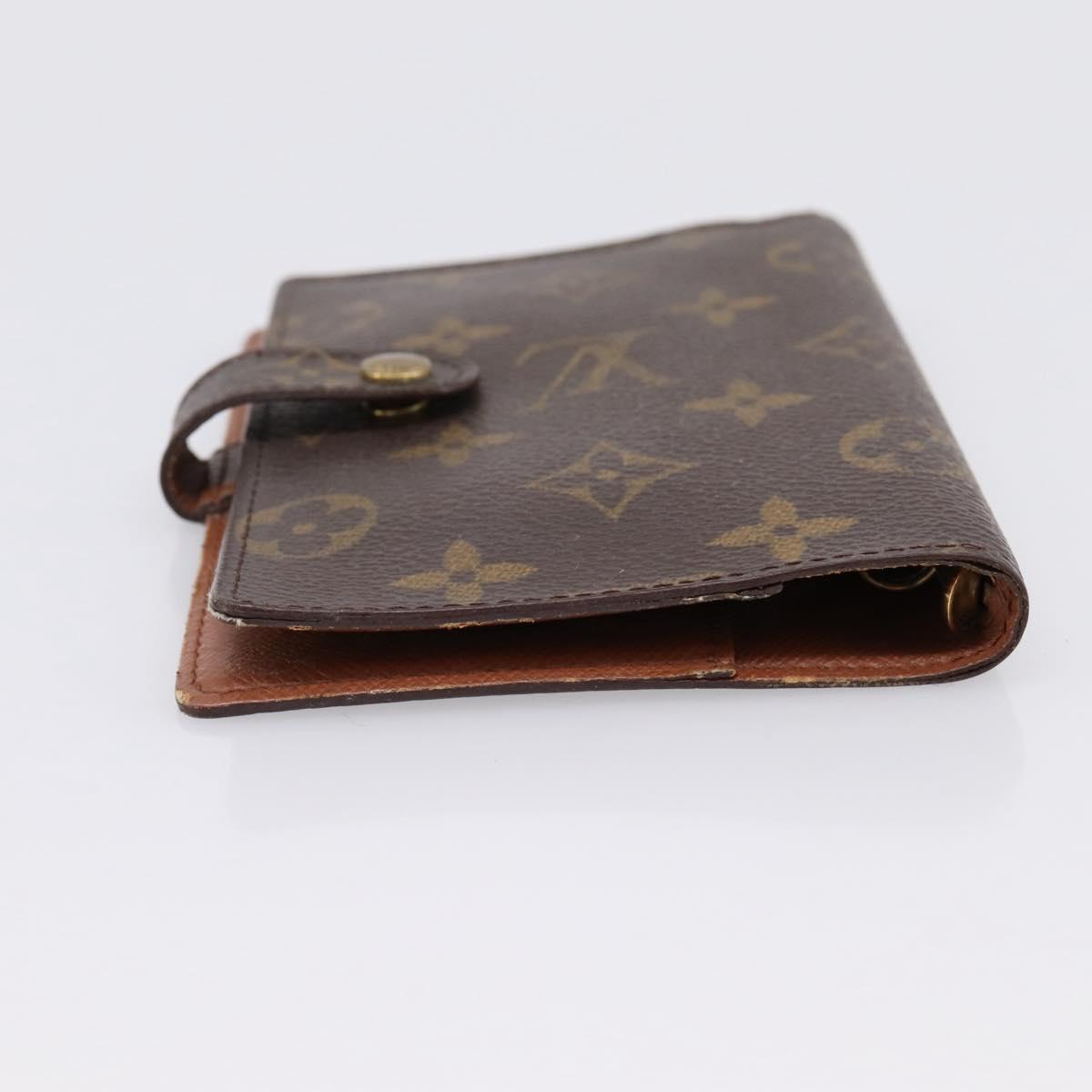LOUIS VUITTON Monogram Agenda PM Day Planner Cover R20005 LV Auth 197115