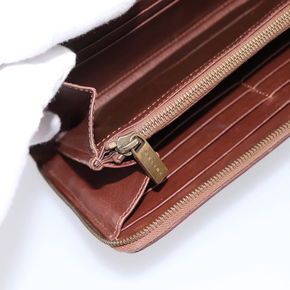 CELINE Paris Macadam Canvas Wallet Blue Auth 197117
