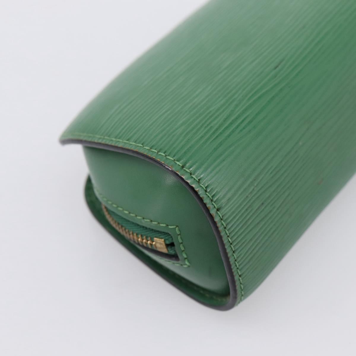 LOUIS VUITTON Epi Dauphine PM Cosmetic Pouch Green M48444 LV Auth 197119