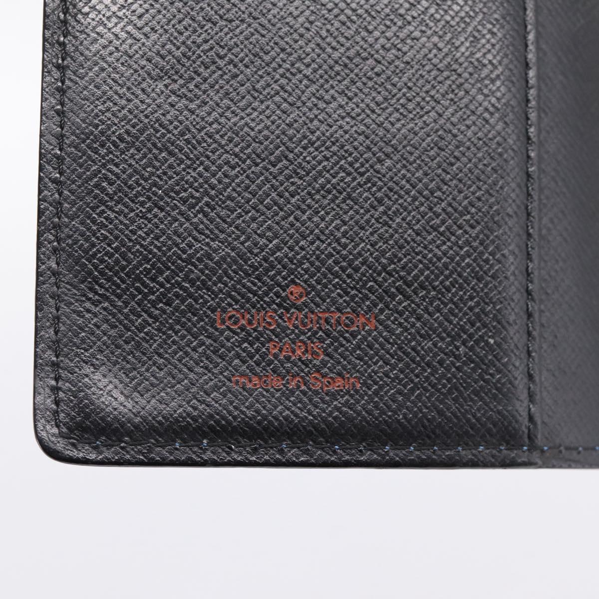LOUIS VUITTON Epi Agenda PM Day Planner Cover Blue R20055 LV Auth 197120