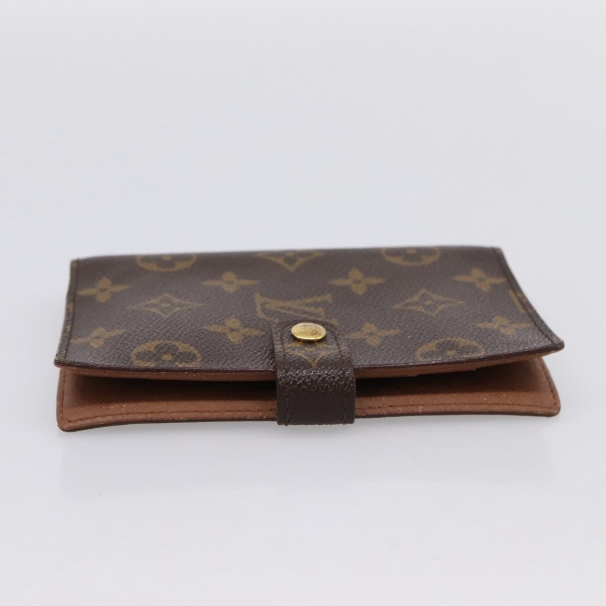 LOUIS VUITTON Monogram Agenda PM Day Planner Cover R20005 LV Auth 197122