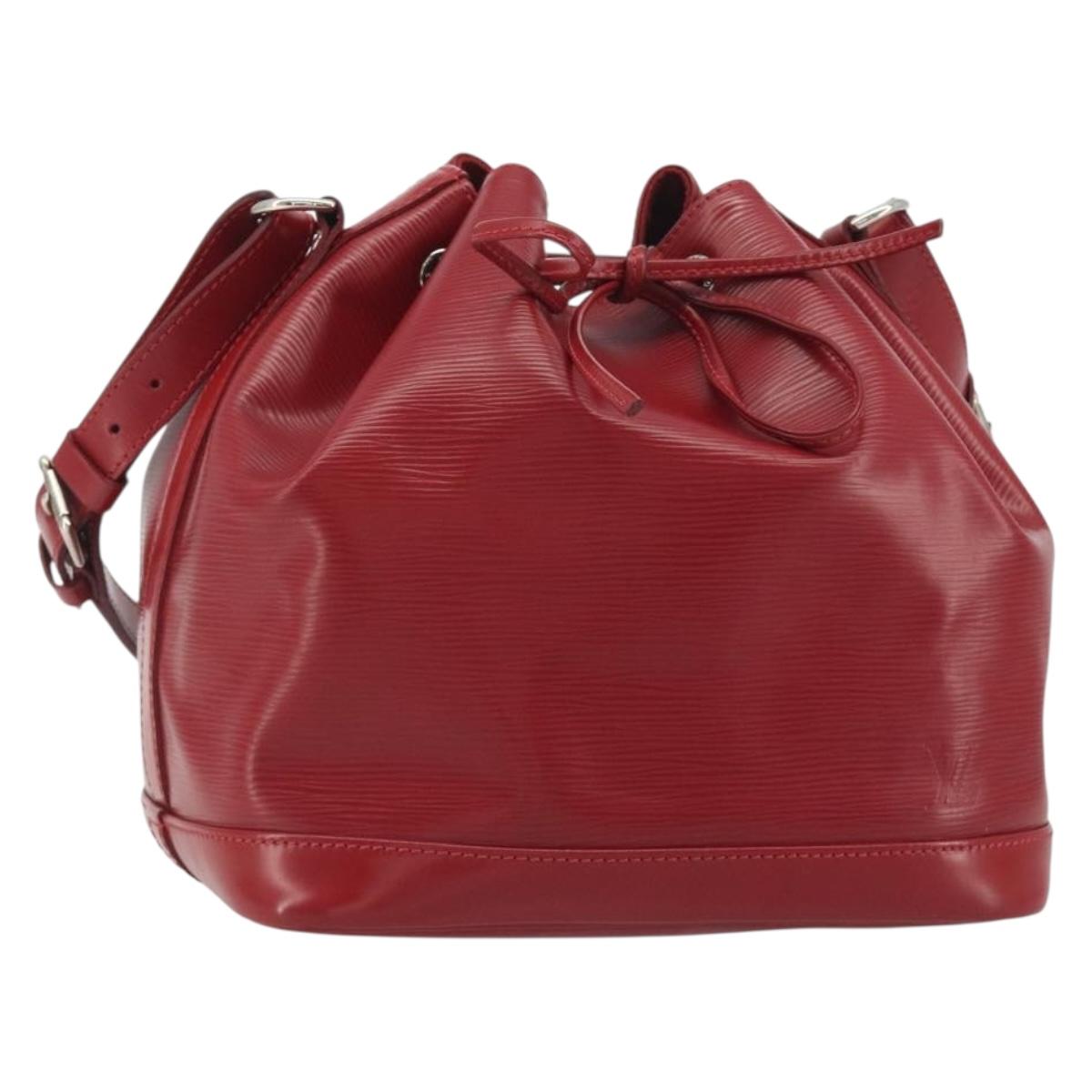 LOUIS VUITTON Epi Petit Noe Shoulder Bag Carmine M40839 LV Auth 197132A
