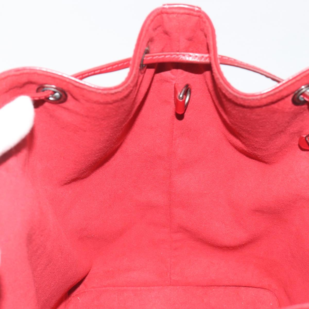 LOUIS VUITTON Epi Petit Noe Shoulder Bag Carmine M40839 LV Auth 197132A