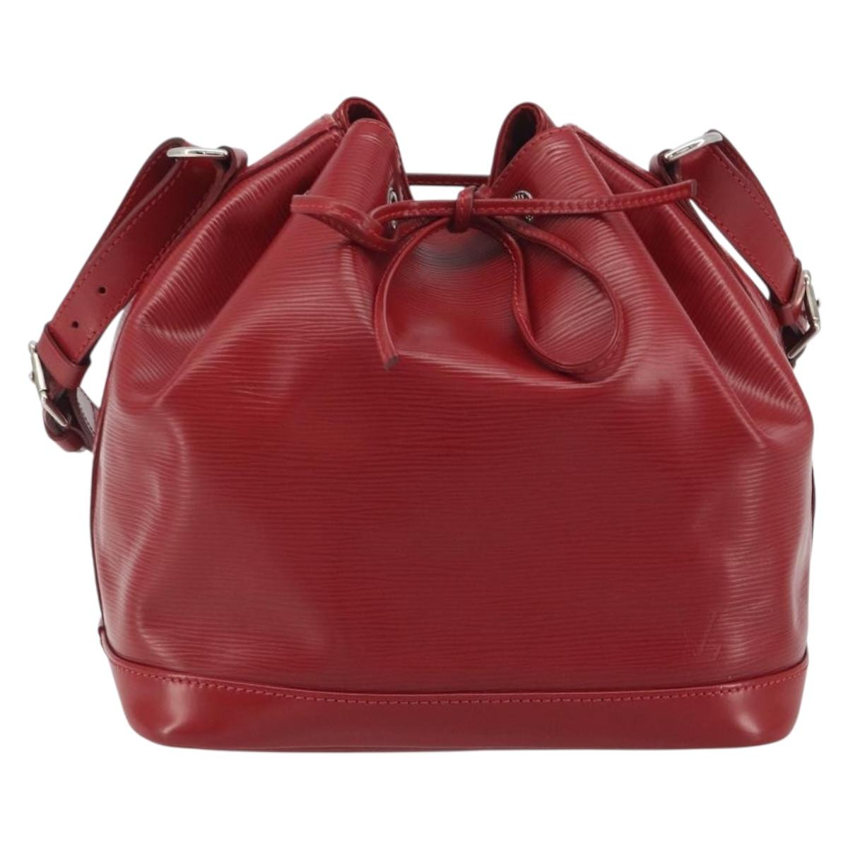 LOUIS VUITTON Epi Petit Noe Shoulder Bag Carmine M40839 LV Auth 197132A