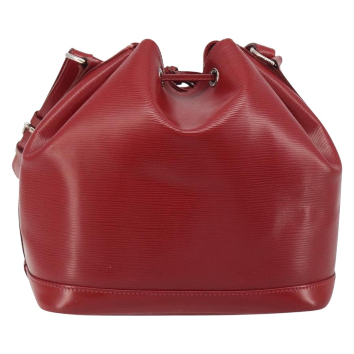 LOUIS VUITTON Epi Petit Noe Shoulder Bag Carmine M40839 LV Auth 197132A
