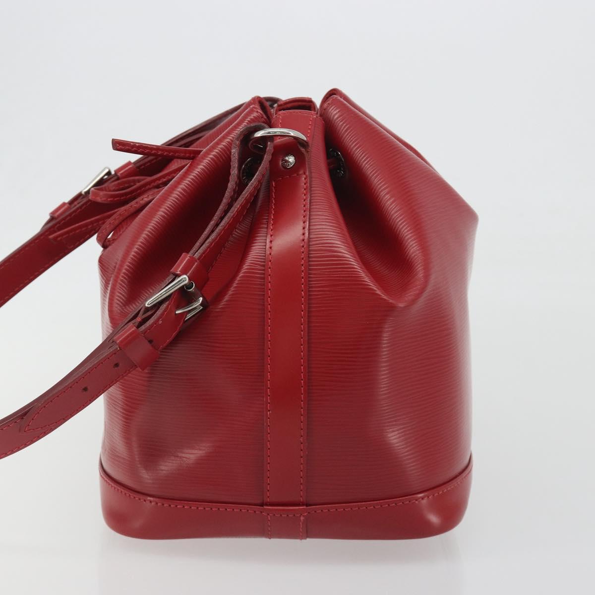 LOUIS VUITTON Epi Petit Noe Shoulder Bag Carmine M40839 LV Auth 197132A