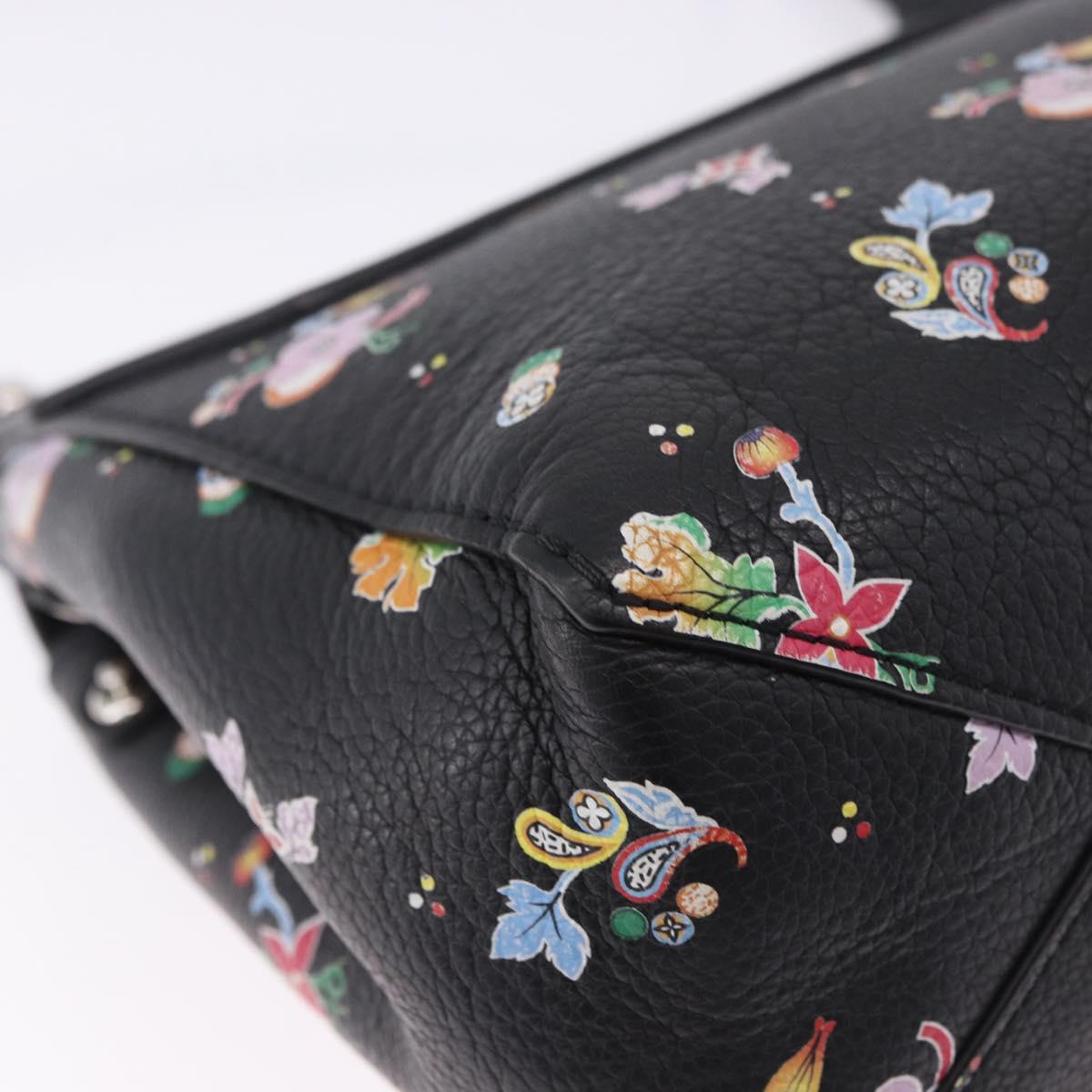 LOUIS VUITTON Rock Me II BB Shoulder Bag Calf leather Black LV Auth 197135V