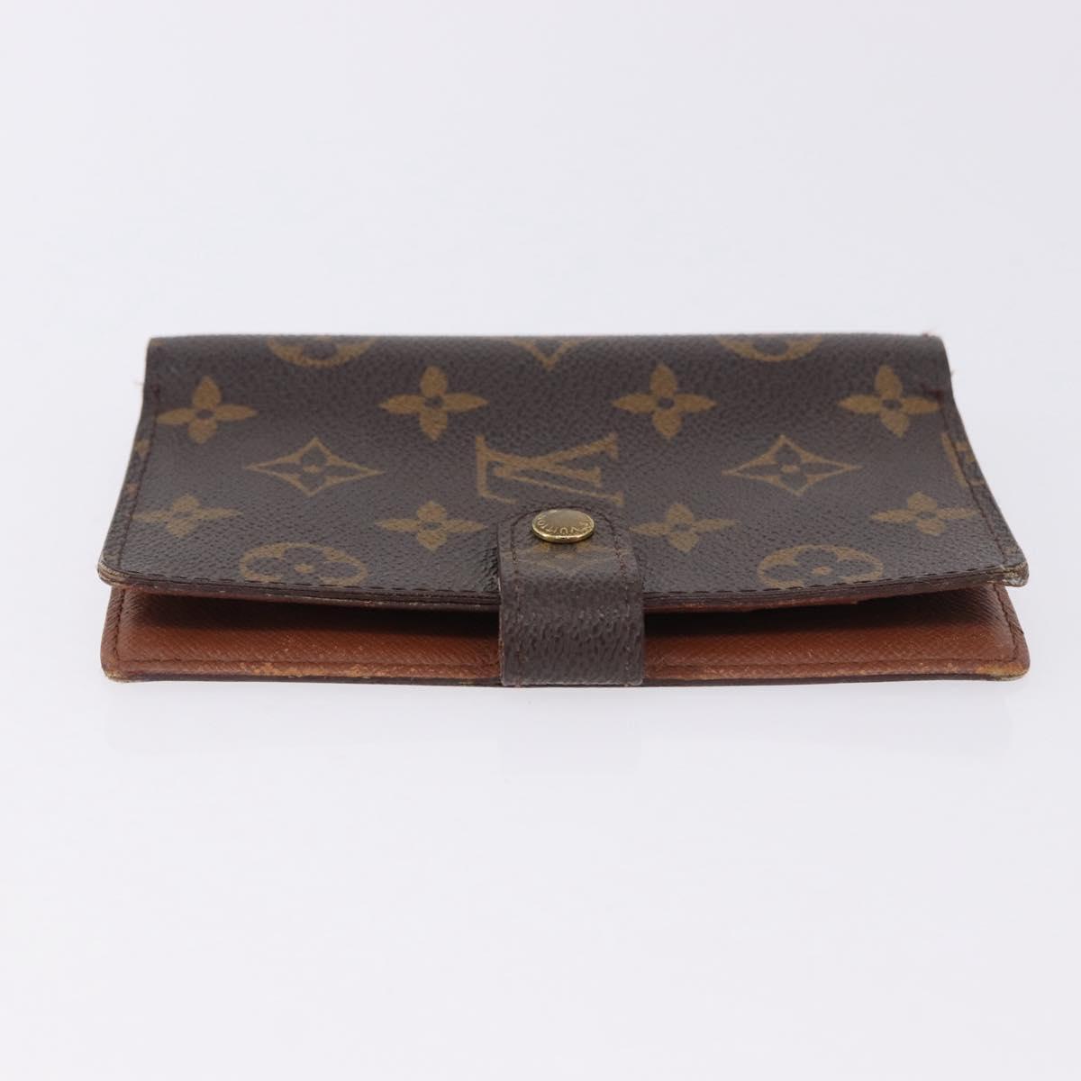 LOUIS VUITTON Monogram Agenda PM Day Planner Cover R20005 LV Auth 197145
