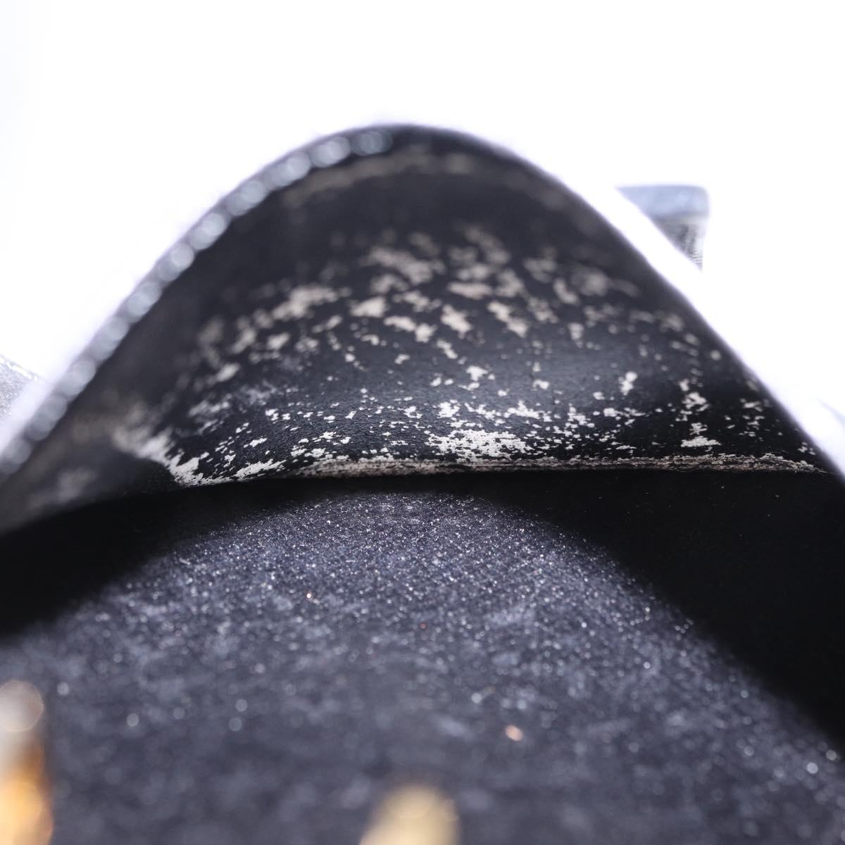 LOUIS VUITTON Epi Agenda PM Day Planner Cover Black R20092 LV Auth 197148