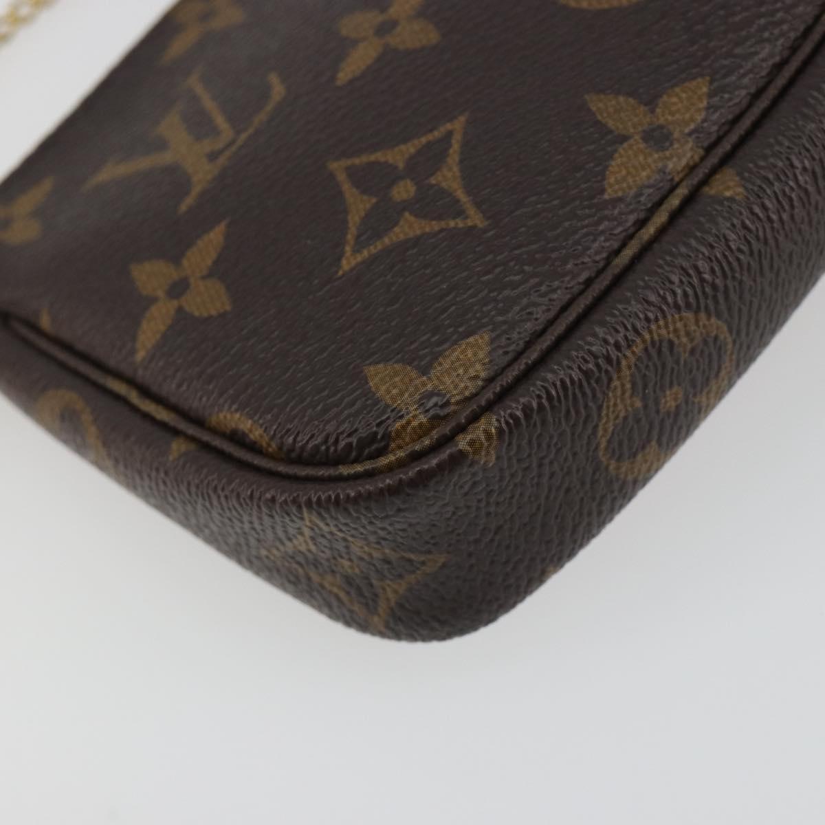 LOUIS VUITTON Monogram Vivienne Mini Pochette Accessoires M68490 LV Auth 197150M