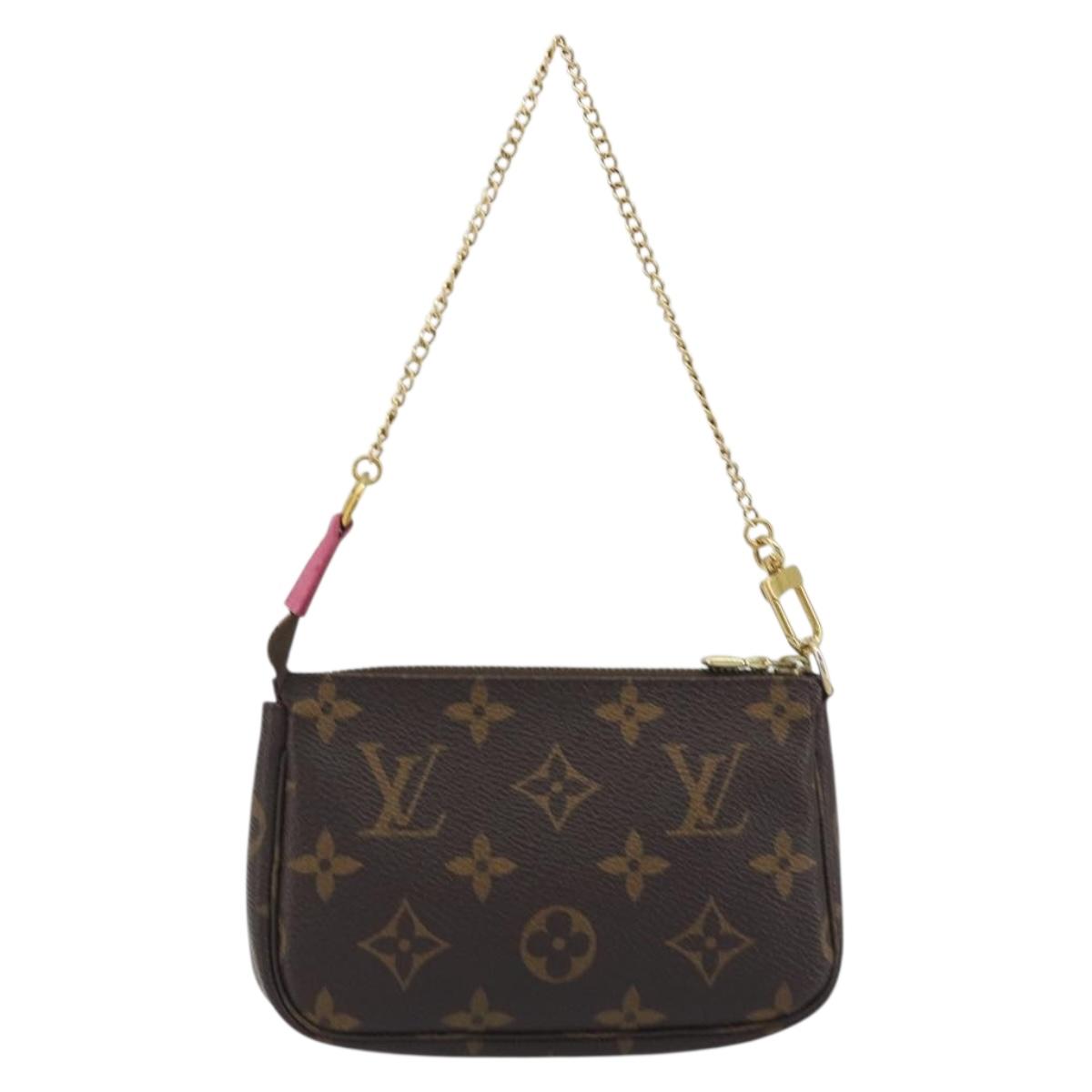 LOUIS VUITTON Monogram Vivienne Mini Pochette Accessoires M68490 LV Auth 197150M