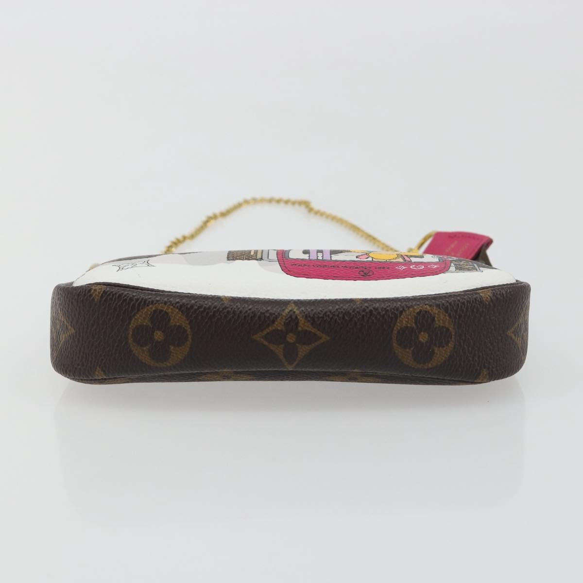 LOUIS VUITTON Monogram Vivienne Mini Pochette Accessoires M68490 LV Auth 197150M