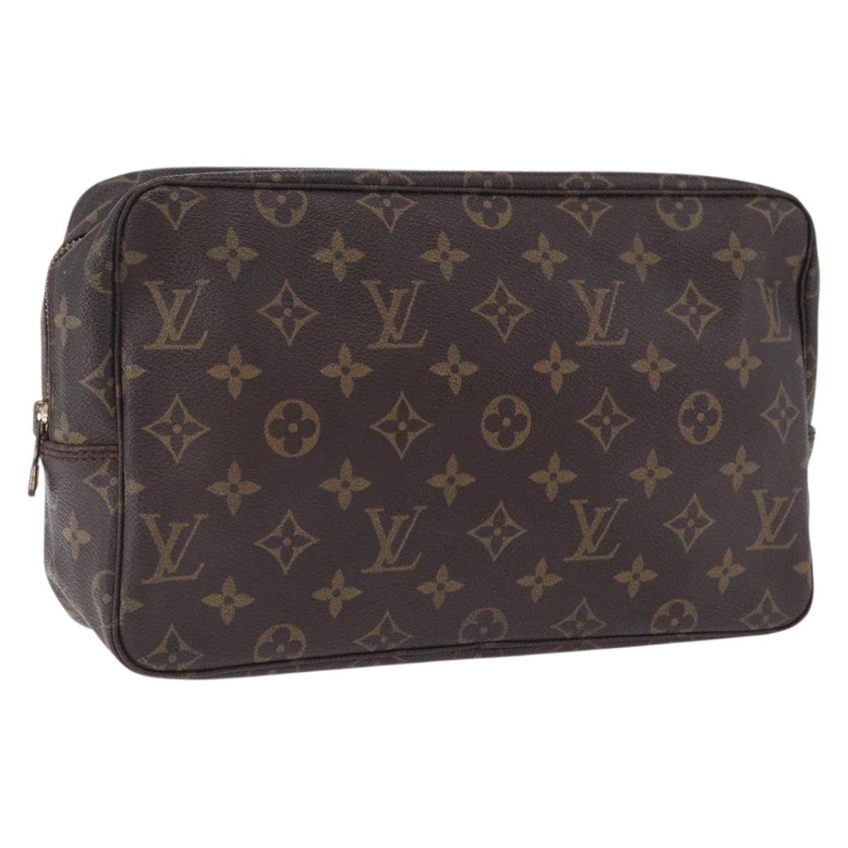 LOUIS VUITTON Monogram Trousse Toilette 28 Clutch Bag M47522 LV Auth 197165