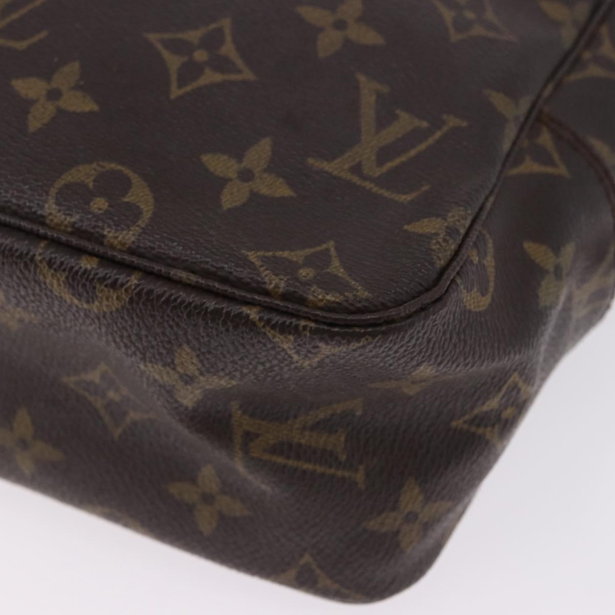 LOUIS VUITTON Monogram Trousse Toilette 28 Clutch Bag M47522 LV Auth 197165