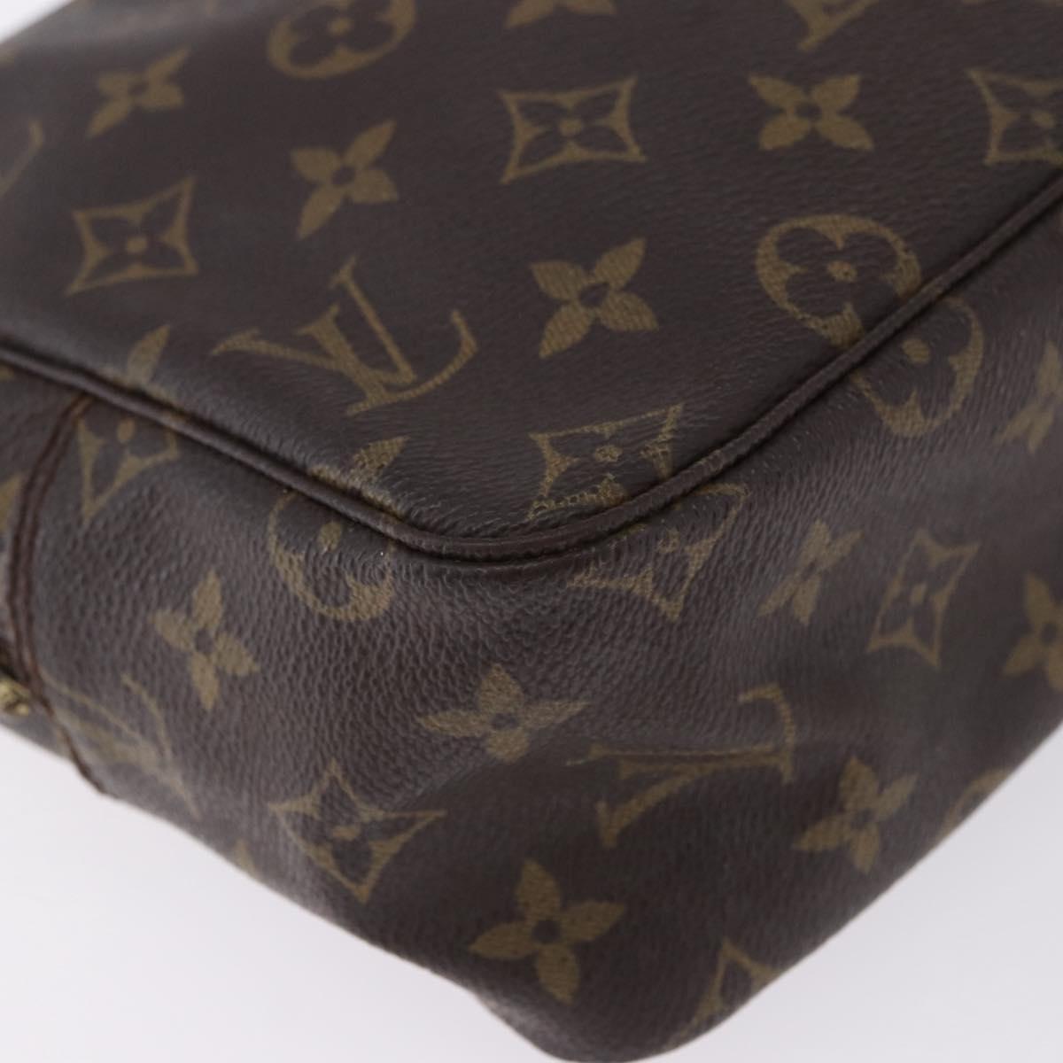 LOUIS VUITTON Monogram Trousse Toilette 28 Clutch Bag M47522 LV Auth 197165