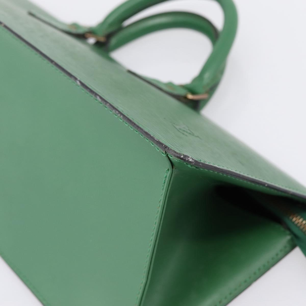 LOUIS VUITTON Epi Sac Triangle Hand Bag Green M52094 LV Auth 197179
