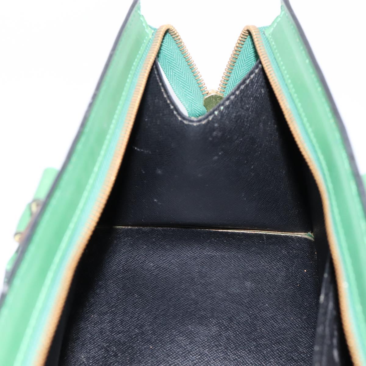 LOUIS VUITTON Epi Sac Triangle Hand Bag Green M52094 LV Auth 197179