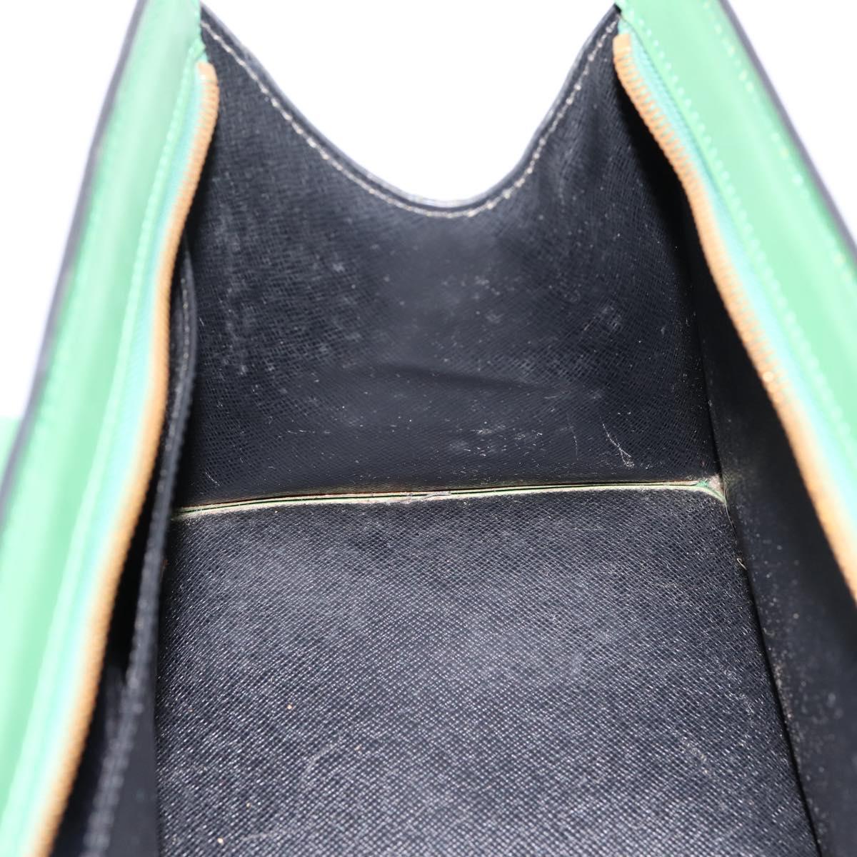 LOUIS VUITTON Epi Sac Triangle Hand Bag Green M52094 LV Auth 197179