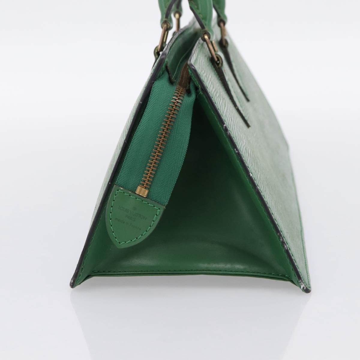 LOUIS VUITTON Epi Sac Triangle Hand Bag Green M52094 LV Auth 197179
